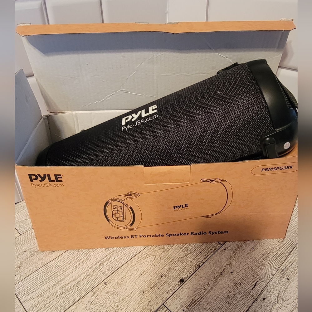 New.  PYLE Wireless BP portable speaker radio system.